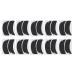 10 Pairs Reusable Silicone Eyelash Extension Patches with Flexible Notch Under Eye Gel Pads for Eyelash Perming and Extensions Suitable for Beauty Salons (Black) - Buy Online on GoSupps.com