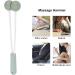 Handheld Pat Massager - Silicone Body Massage Hammer Stick for Men & Women | Anti-Slip Double Ball Health Care Tool | International Shipping Available - Buy Online on GoSupps.com