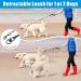 Retractable Dog Leash Fiyade 8m - Chew Proof Steel Chain Lead for Medium to Large Dogs up to 110lbs - Buy Online on GoSupps.com