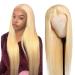 Ali Panda HD 613 Blonde Straight Lace Front Wigs Human Hair 13x4x0.5 T Part Blonde 613 Human Hair Wigs for Black Women 150% Density 613 Blonde Lace Frontal Wigs with Baby Hair(16inch, 613 blonde hair) 16 Inch (Pack of 1) 6…