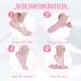 Invalidism 3 Pairs Silicone Moisturizing Socks Foot Spa Gel Silicone Socks for Dry Cracked Feet Foot Care Moisturising Socks Women Foot Spa Pedicure Silicone Socks for Women (Pink*3) - Buy Online on GoSupps.com