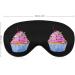 Watercolor Cupcake Sleep Mask | Adjustable Strap | Block Light for Men & Women - Buy Online on GoSupps.com