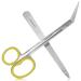 Medipaq Yellow Long Handle Toenail Scissors with Free Nail File - 1x Nail Scissors for Toenails - Extra Leverage for Tough Toenails - for The Elderly & People Struggling to Cut Their Toenails