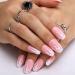 24PCs Flame Coffin Square Acrylic Press-On Nails | Pink Fire Glue-On Fingernails for Women & Girls | DIY Manicure Salon - Buy Online on GoSupps.com