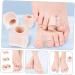 INOOMP 2 Pairs Men's Toe Splitter Tools: Thumb Splint, Bunion Toe Separators, Valgus Correction, Spacer - Breathable Sebs Nylon - 3.6x3.5cm - Buy Online on GoSupps.com