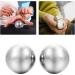 Gleavi Sports Toys: Stainless Steel Ball Roller Massage Device - 2 Pcs Metal Exercise & Stress Balls for Fitness - Buy Online on GoSupps.com