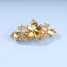 Yheakne Rhinestone Bridal Hair Clip Barrette - Gold Crystal Wedding Headpiece for Women & Girls - Buy Online on GoSupps.com