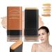 Flawless Eraser Foundation Stick Korea Flawless Eraser Foundation Stick Hydrating Lightweight Foundation Stick with Brush Cosmetics Foundation Stick for Mature Skin Travel Size Makeup (Deep #) Deep 5 g (Pack of 4)