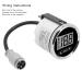 KIMISS Waterproof Digital Speedometer - 52mm Marine Depth Gauge for Yachts & Fishing Boats 100m Range White Backlight - Buy Online on GoSupps.com