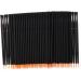 FOMIYES 200 Pcs Wand Applicator Makeup Tools Eyeliner Brush Girl Beauty Tools mediumx2pcs Blackx2pcs - Buy Online on GoSupps.com