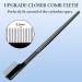 Metal Teeth Eyelash Comb Separator + Mascara Applicator | Eye Makeup Brush Tool with Comb Cover - 1 Pcs Straight - Buy Online on GoSupps.com
