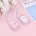 Milisten Travel Contact Lens Kit Case - 2 Pack with Tweezers & Solution Bottle for Women & Girls - White & Pink - Perfect for International Shipping - Buy Online on GoSupps.com
