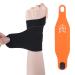 Wrist Brace Thin Elastic Ulnar Wrap Carpal Tunnel Support Compression Sleeve with Thumb Ring Pinky Side Wrist Widget for Keyboard Carrying Heavy Objects Sports Tennis Badminton