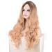 Shop Long Gold Curly Wigs for Women | Brazilian Synthetic Hair for 50s 60s 70s & 80s Cosplay - Buy Online on GoSupps.com