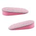 NOLITOY 6 Pairs Invisible Heightening Half Pad Shoes Insole Heel Pads Shoe Pads Height Insoles Soft Invisible Insole Leg Length Shoe Insoles Shoe Inserts Pink Lift Increased Ladies