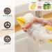 10-Piece MIS.MOON Double-Sided Microfiber Kitchen Sponges - Reusable Cleaning Sponges for Dishes & Pots - 5 Colors - Buy Online on GoSupps.com