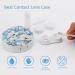 Magnolia Flowers Contact Lens Case with Mirror - Portable & Cute Travel Kit for Eye Care - Buy Online on GoSupps.com