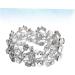 Elegant Rhinestone Tennis Bracelet for Women - Diamond Light Bond Open Bangle Jewelry - Buy Online on GoSupps.com