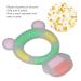 Shop BPA Free Cartoon Bear Baby Teether - Soft Silicone Chew Toy for 0-6 Months - Safe & Durable (Pink) - Buy Online on GoSupps.com