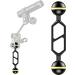 Seafrogs 5/12.7cm Double Ball Arm Aluminum Alloy 1 Extension Arm - 2PCS - Buy Online on GoSupps.com