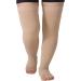 TOFLY Medical Thigh High Compression Stockings (Pair) 15-20mmHg Graduated Support for Varicose Veins Edema - Beige 3XL - Buy Online on GoSupps.com