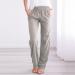 Wiyuqeen Spring Pants for Women - Trendy Straight Leg Trousers - Light Gray XX-Large - Buy Online on GoSupps.com