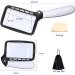 LED Lighted Magnifying Glass - 5 LED Handheld Foldable Reading Magnifier for Books Newspapers Maps Coins Jewellery Hobbies and Crafts - Buy Online on GoSupps.com