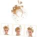 TOVINANNA 1pc Mesh Head Flower Woman Headwear Feather Hair Band Hair Supply Wedding Headwear Feather Hairpin Hair Accessory Women Headdress Female Party Headdress Bridal Headdress One Size Golden - Buy Online on GoSupps.com