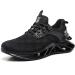 Wanhee Men's Black Athletic Sport Running Shoes - Size 11 - Buy Online on GoSupps.com