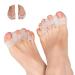 Straightener Silicone Toe Separators - Bunion Corrector & Hammer Toe Spacers for Foot Fitness - 1 Pair (Pink) | Men Women - Buy Online on GoSupps.com