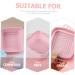 2pcs of makeup brush makeup brush cleaning mat silicone brush cleaner makeup brush drying hanger makeup brush cleaning pad make up portable Miss Silica gel carpet - Buy Online on GoSupps.com