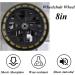 1 Pair Wheelchair Replacement Wheels Black Swivel Casters Non- Slip Rubber Front Wheels for Wheelchairs Rollators Walkers 8in/19cm - Buy Online on GoSupps.com