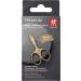 ZWILLING Combi Nail Scissors (Scissors for Nails and Cuticles Curved Edge and Fine Tip for Precise Cut) Premium Gold 90 mm - Buy Online on GoSupps.com