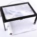 Desktop Magnifier A4 Paper Size 3 Times Zoom Read with Support and Light Good Times