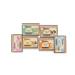 L'Herboristique Athena's | Assorted Vegetable Soaps: Almond Oil Organic Argan Oil Rice Starch Shea Butter Marseille Monoi Oil Soap Weight 100g 6 Pieces Made in Italy