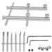 OFNMY Professional DSLR Camera Lens Spanner Wrench Repair Opening Tool kit 10-100mm with 3 Tips, 6 Screws and 2 Hexagon Wrench for Canon Nikon Sony Olympus DSLR Camera