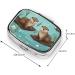 Otters Printing 2 Compartment Small Pill Case - Cute Travel Pill Organizer for Pocket & Purse | Ideal Gift - Buy Online on GoSupps.com