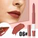 3Pcs Matte Lipstick & Lip Liner Set - Waterproof & Long Lasting 24 Hour Wear in Purple, Mauve, Pink, Red, Brown - Includes Sharpener - Original 6&7&10 Shades - 3 Count Pack - Buy Online on GoSupps.com