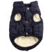Dog jacket lined with fleece with 2 layers of Joydaog very warm for winter and cold weather extra soft windproof dog vest (XL blue) X-Large (1 Pack) blue