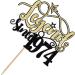 WRACKKIAR Legend Since 1974 Cake Topper Cheer 50th Cake Topper Happy 50th Birthday Cake Topper Funny 50 and Fabulous Decoration (1974) - Buy Online on GoSupps.com