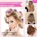 Gneufvie Locken Wrap Set - 24 Heatless Curlers & Clips for Long/Short Hair | Large Self-Adhering Hair Rollers & Stainless Steel Duck Bill Clips - Buy Online on GoSupps.com