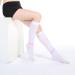 DERCLIVE Knee-High Compression Socks 20-30 mmHg - Soft Stretchy & Breathable Leg Support - Improve Blood Circulation - X-Large Size - White - Buy Online on GoSupps.com