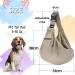 Buy Natuya Dog Carrier Bag | Hands-Free Pet Carrier for Dogs & Cats (5-15 lbs) - Khaki - Buy Online on GoSupps.com