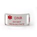 DNR Medical ID Alert Bracelet - Do Not Resuscitate | Black Adjustable Wristband for Life-Saving Identification - Buy Online on GoSupps.com