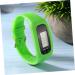 Toddmomy Step Smart Watch - Calorie & Heart Rate Tracker Digital Sport Watch with Silicone Strap for Running & Fitness - Green 24*2.8cm - Buy Online on GoSupps.com