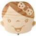 Wooden Baby Teeth Save Box - Kids Tooth Organizer in Souvenir Wood Gift (Girl) - Buy Online on GoSupps.com