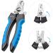 Bairui Dog Nail Clippers - Professional Large Pet Nail Cutters & Files (Blue) | Best Nail Clips for Dogs & Cats - Buy Online on GoSupps.com
