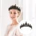 Shop Minkissy Vintage Baroque Crown | Strass Gemstone Tiara for Engagement & Wedding - Elegant Silver & Blue Hair Accessory - Buy Online on GoSupps.com