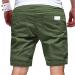 kbndieu Men's Cargo Shorts - Multi Pocket Zipper Golf Shorts for Summer - Green, Medium - Buy Online on GoSupps.com