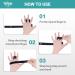Buy Hilph Trigger Finger Splint | Adjustable Finger Support Brace for All Fingers - Tendonitis Relief Stiffness & Curved Fingers - Fits Left or Right Hand | Long Version (1 Pair) - International Shipping Available - Buy Online on GoSupps.com